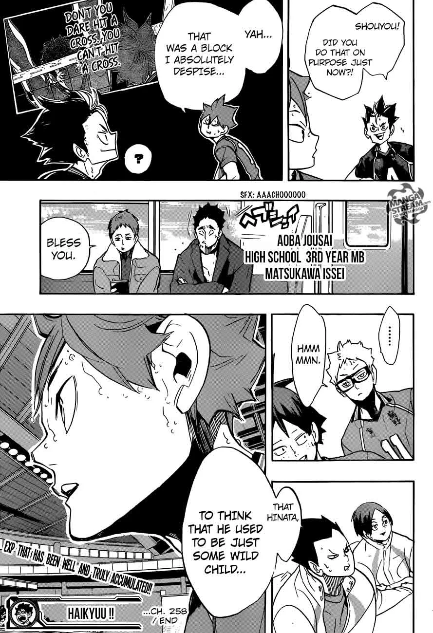 Haikyu!! Chapter 258 page 19