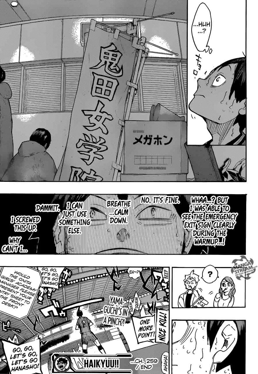 Haikyu!! Chapter 259 page 19