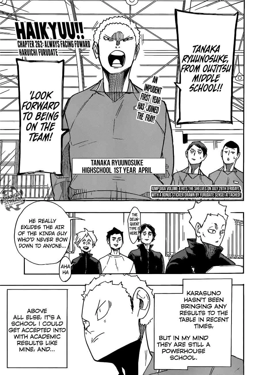 Haikyu!! Chapter 262 page 1