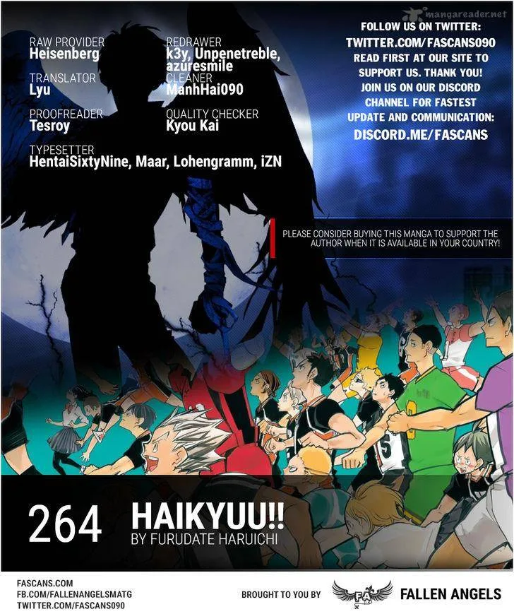 Haikyu!! Chapter 264 page 1