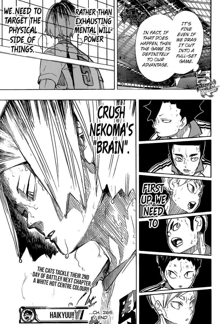Haikyu!! Chapter 265 page 19