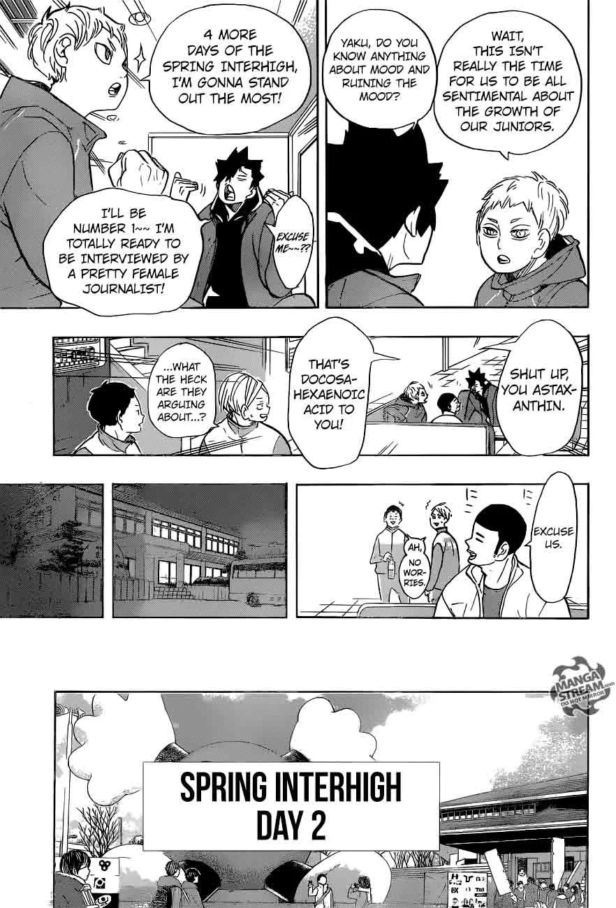 Haikyu!! Chapter 265 page 9