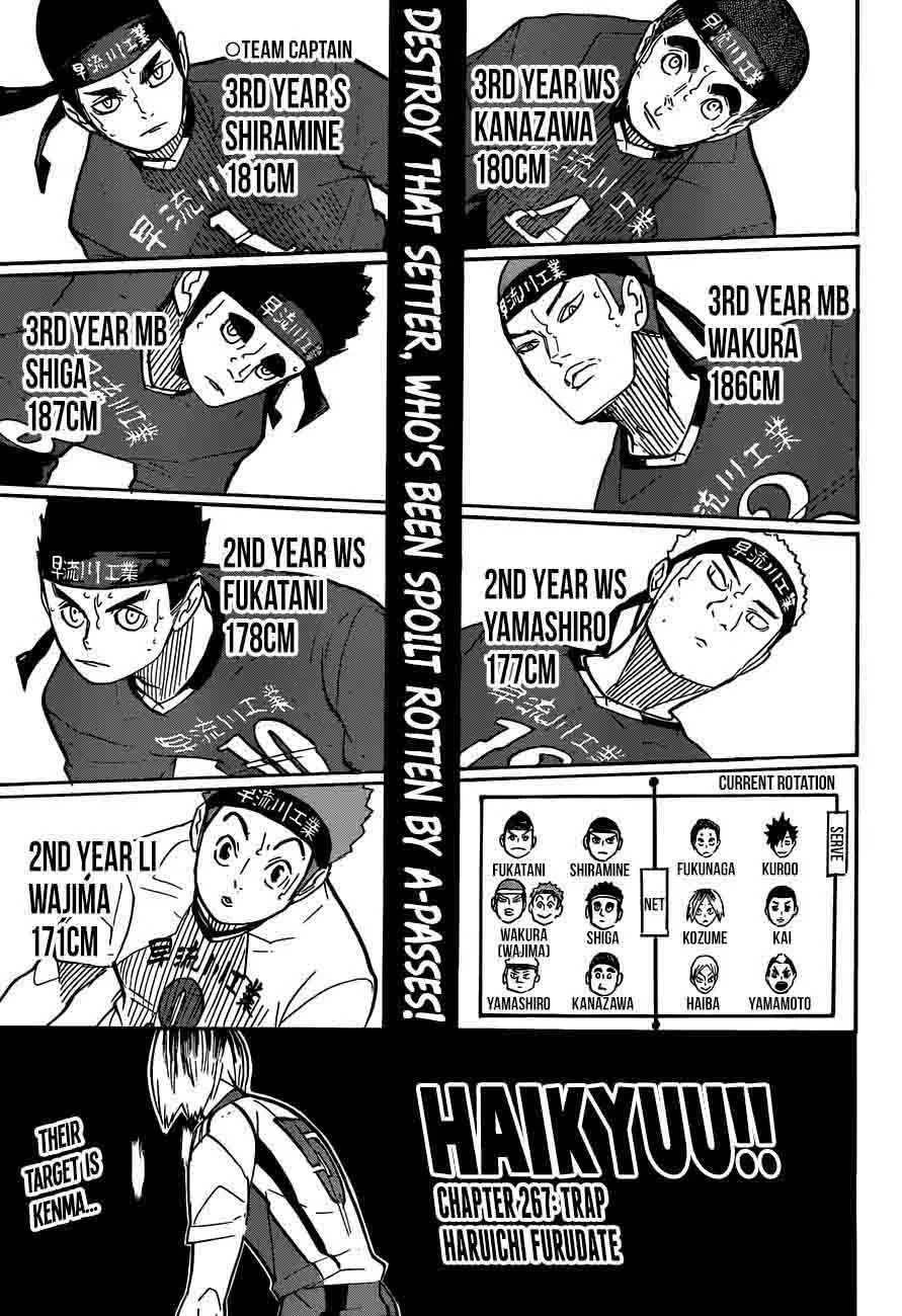 Haikyu!! Chapter 267 page 1