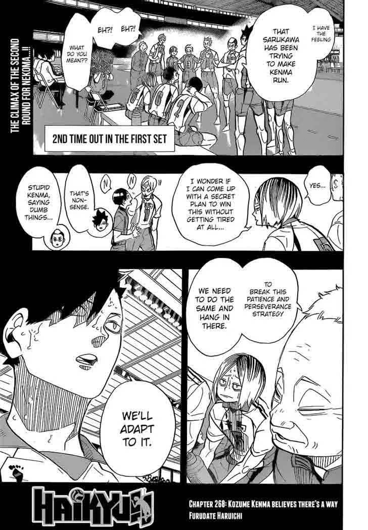 Haikyu!! Chapter 268 page 1
