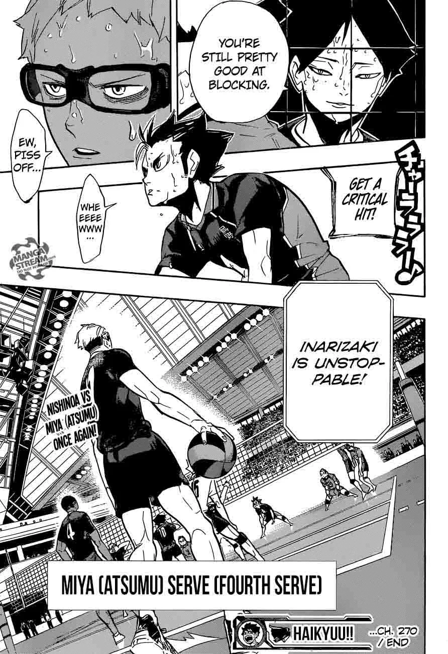Haikyu!! Chapter 270 page 19