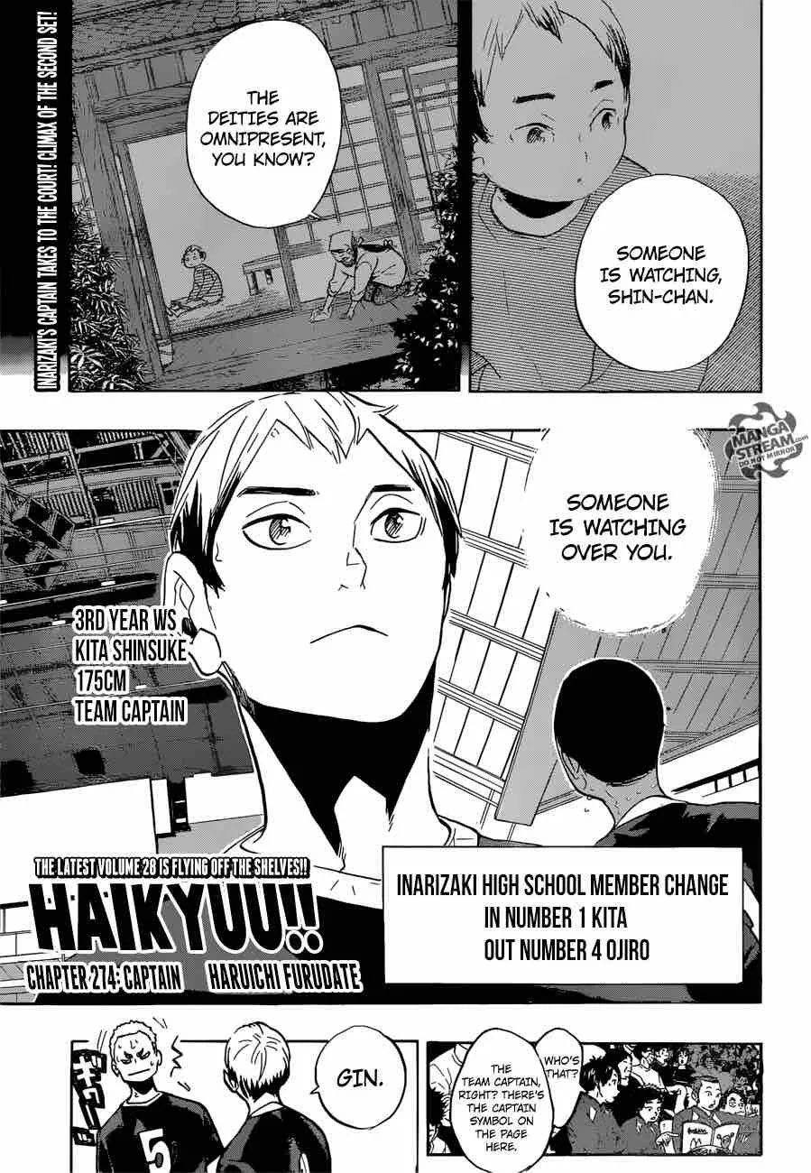 Haikyu!! Chapter 274 page 1