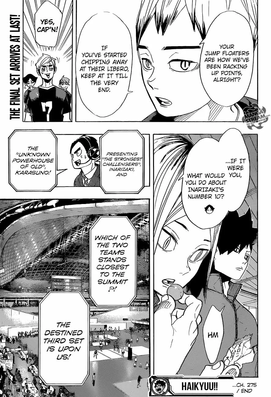 Haikyu!! Chapter 275 page 18