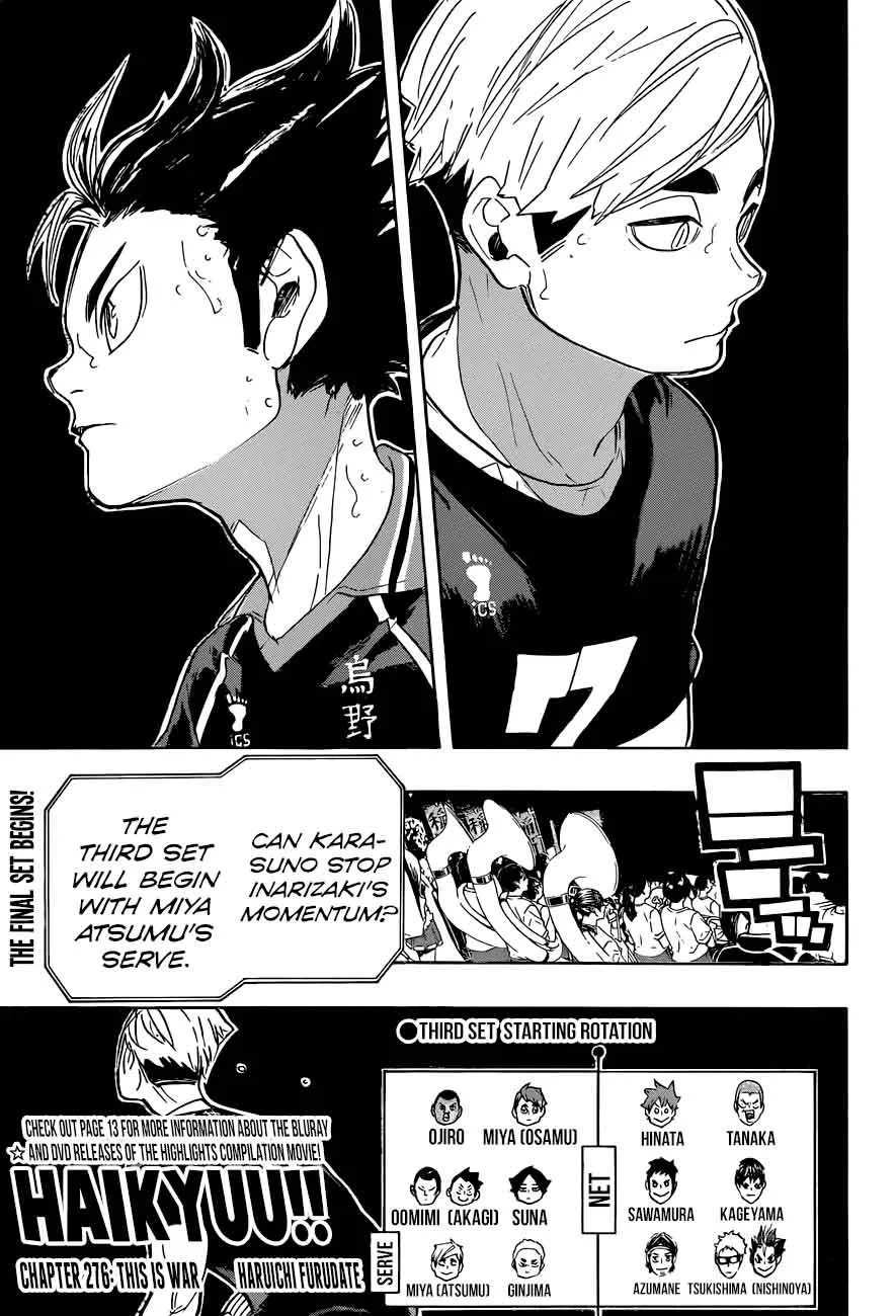 Haikyu!! Chapter 276 page 1
