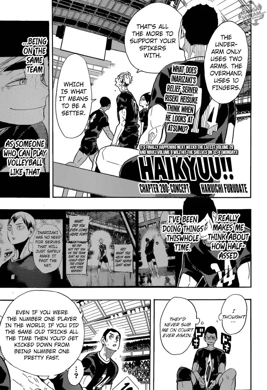 Haikyu!! Chapter 280 page 1