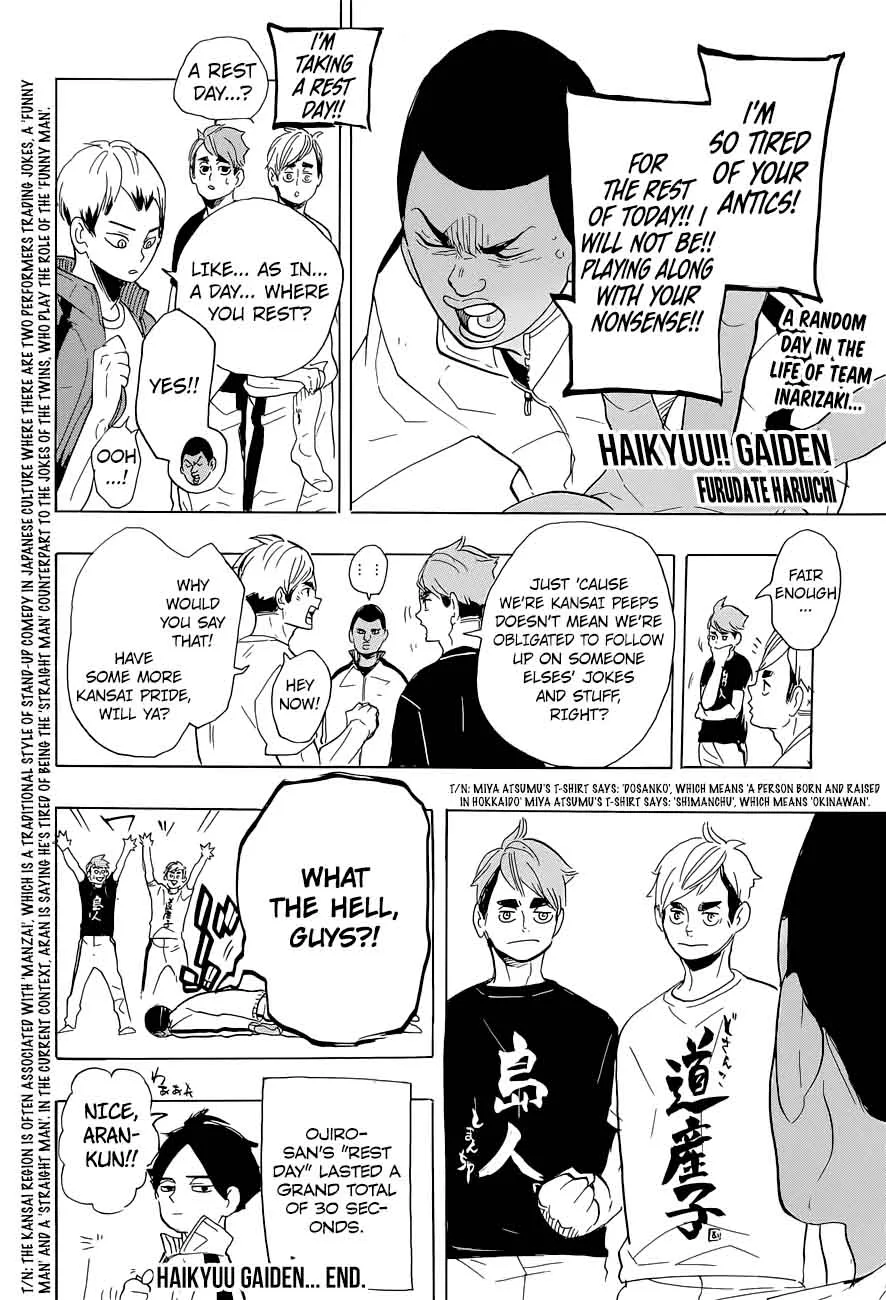 Haikyu!! Chapter 282 page 1