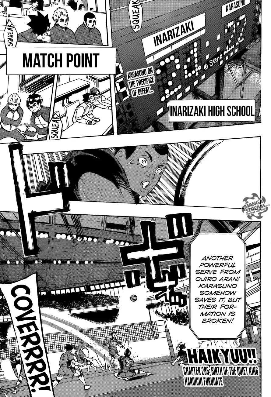 Haikyu!! Chapter 285 page 1
