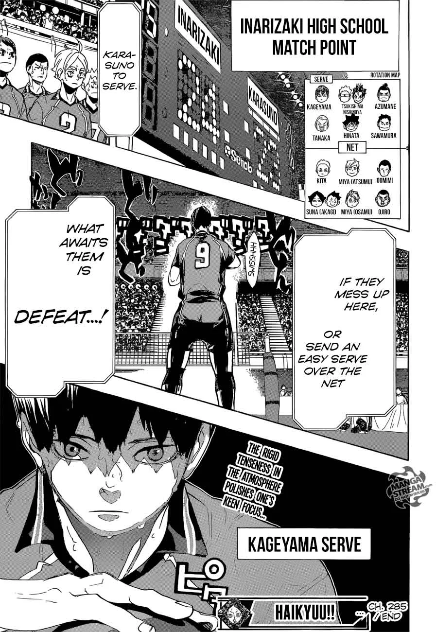 Haikyu!! Chapter 285 page 15