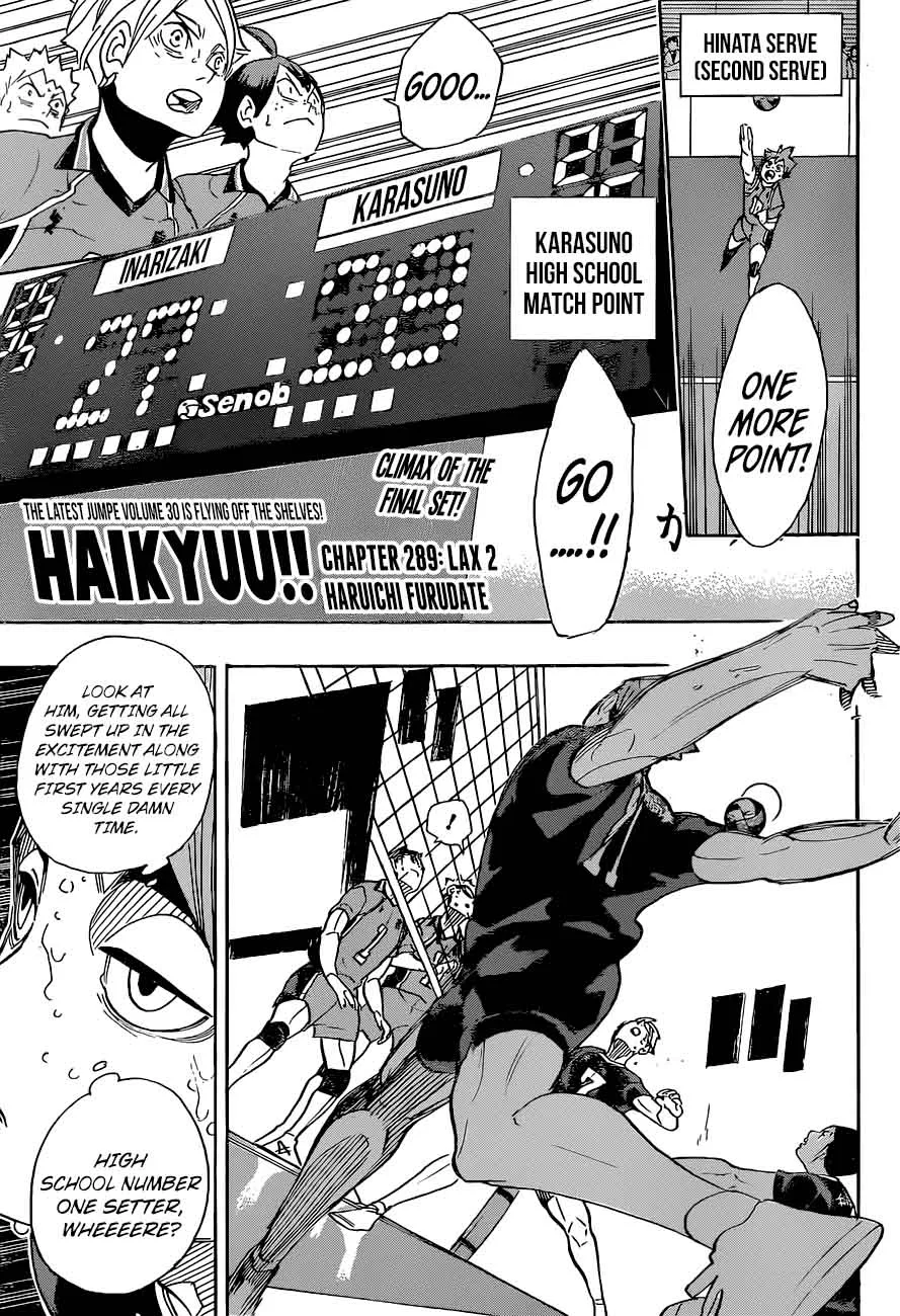 Haikyu!! Chapter 289 page 1