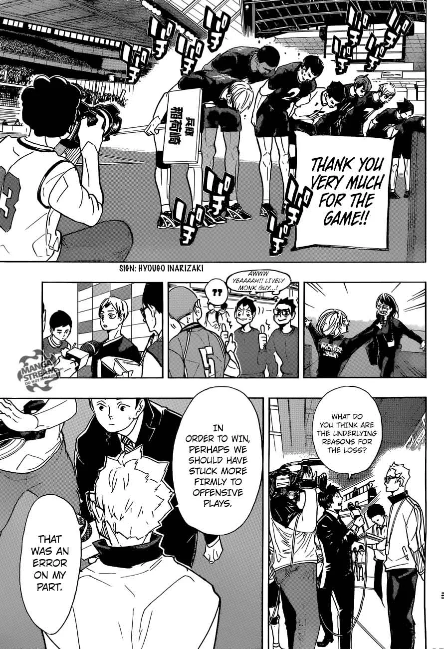 Haikyu!! Chapter 291 page 10