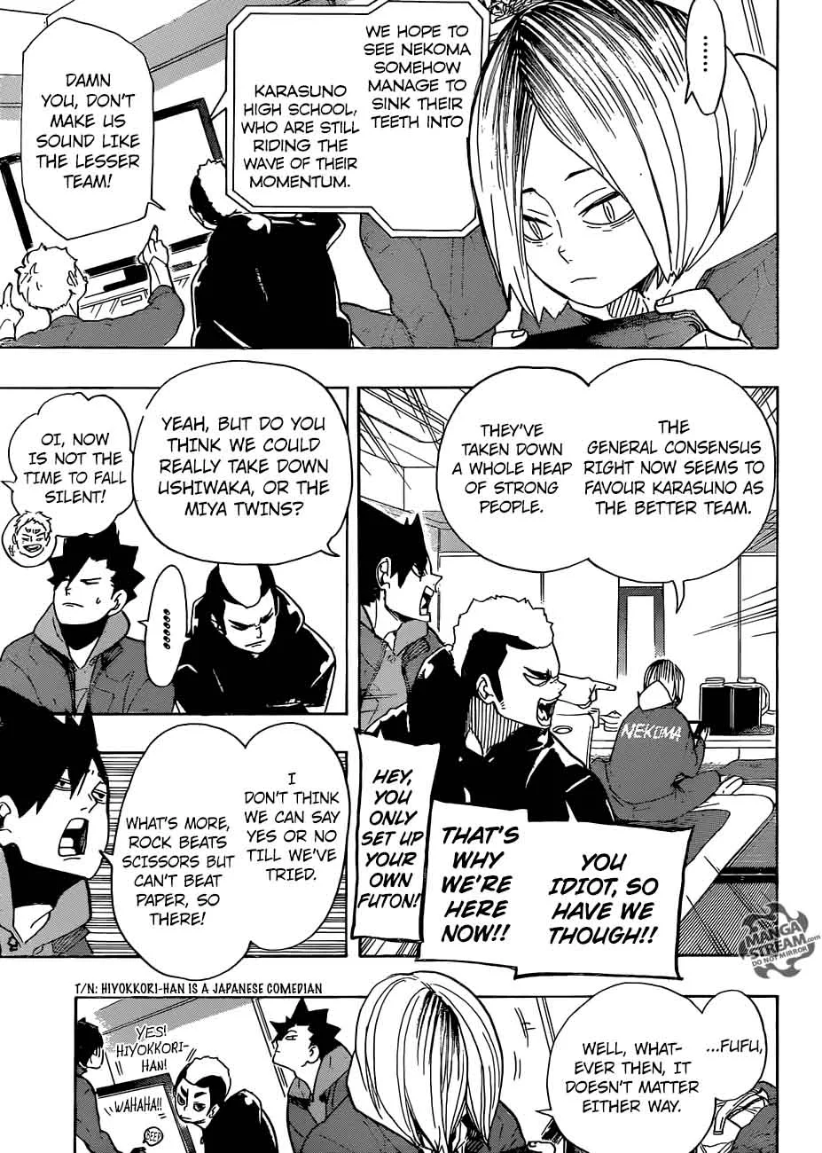 Haikyu!! Chapter 292 page 14