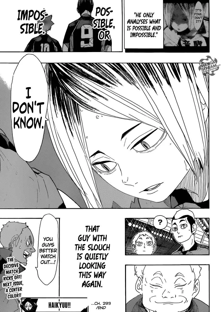 Haikyu!! Chapter 293 page 17