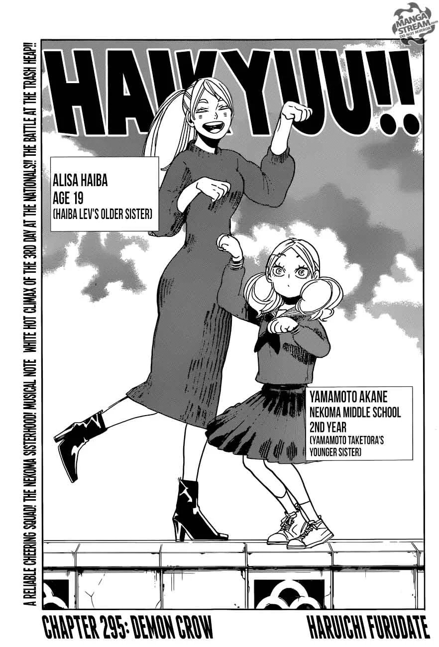 Haikyu!! Chapter 295 page 1