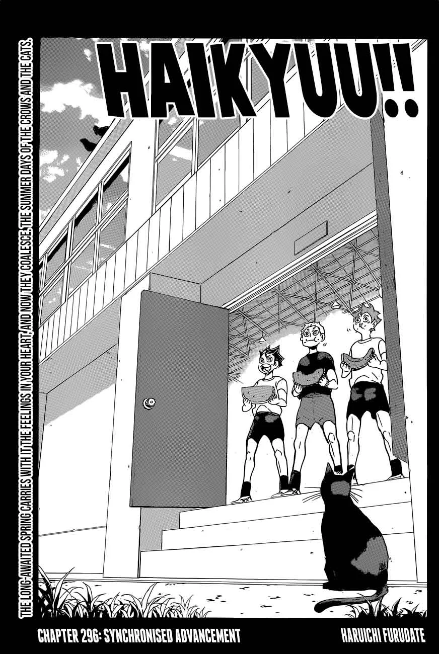 Haikyu!! Chapter 296 page 1