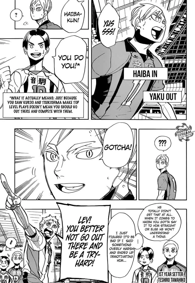 Haikyu!! Chapter 299 page 3