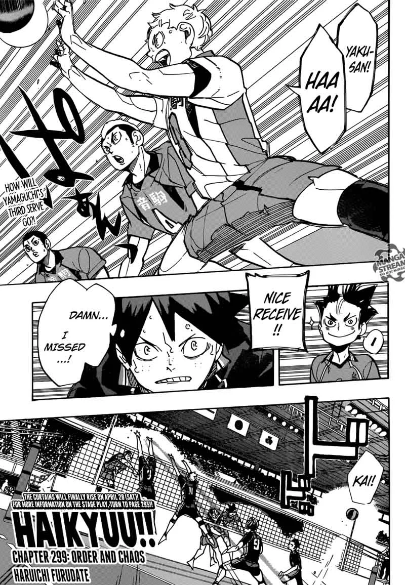 Haikyu!! Chapter 299 page 1