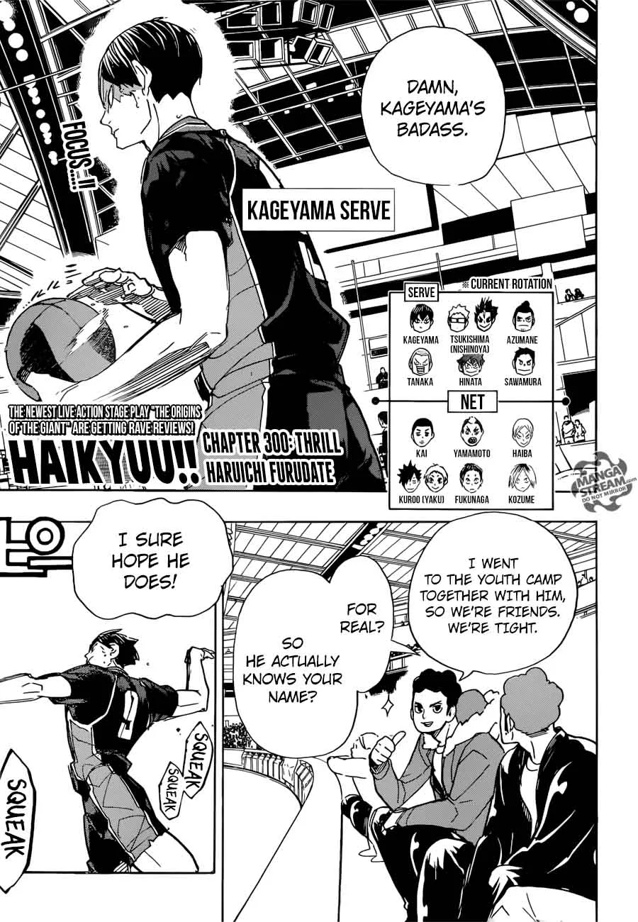 Haikyu!! Chapter 300 page 1