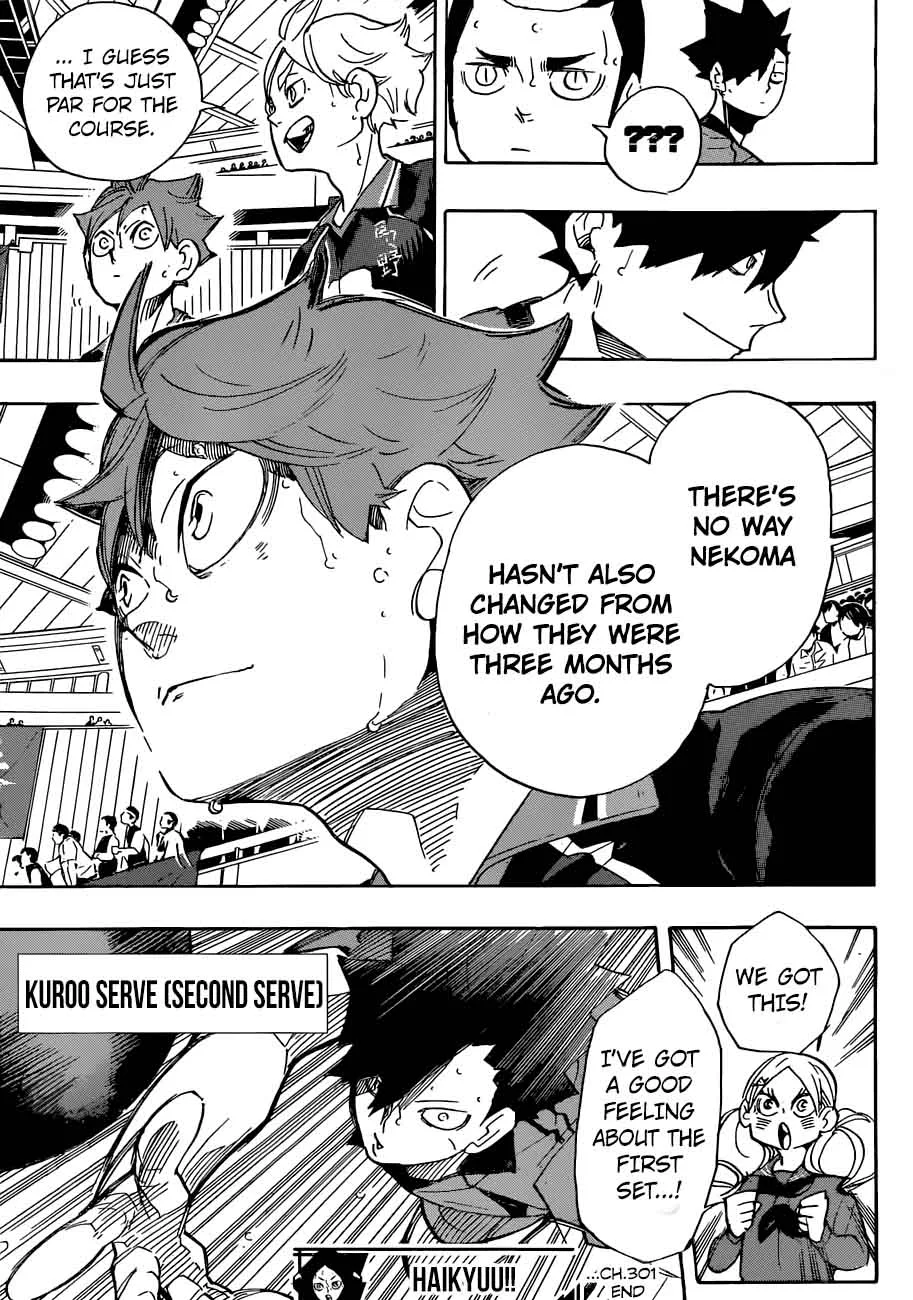Haikyu!! Chapter 301 page 18
