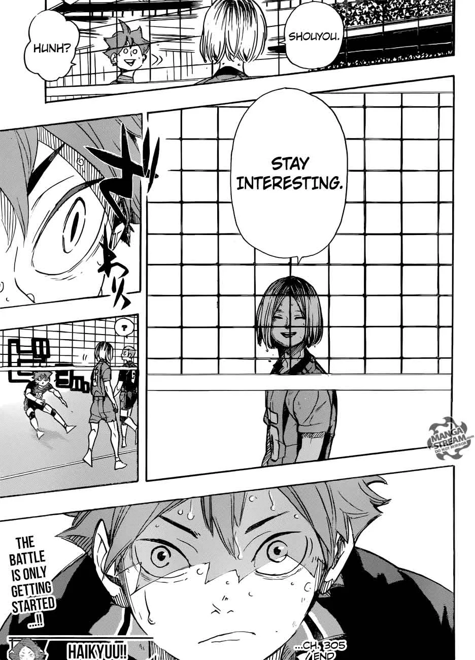 Haikyu!! Chapter 305 page 17