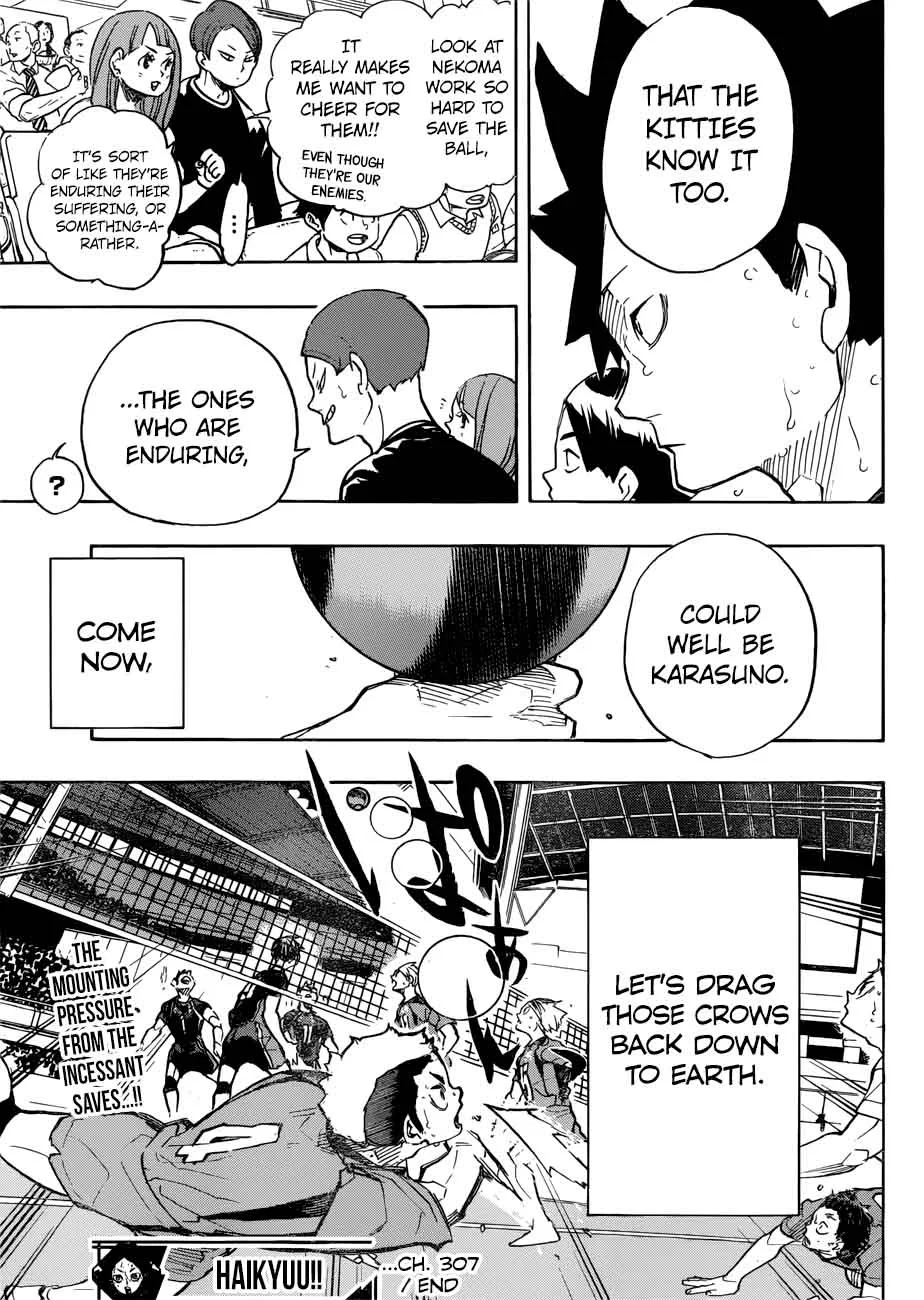 Haikyu!! Chapter 307 page 18