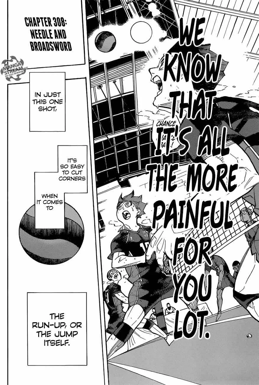 Haikyu!! Chapter 308 page 2