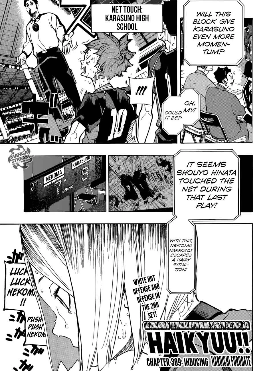 Haikyu!! Chapter 309 page 1