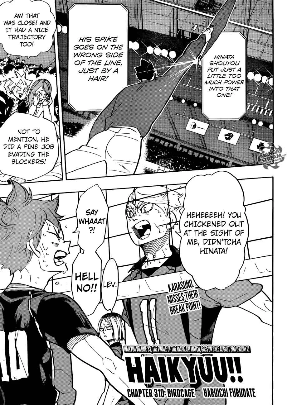 Haikyu!! Chapter 310 page 1