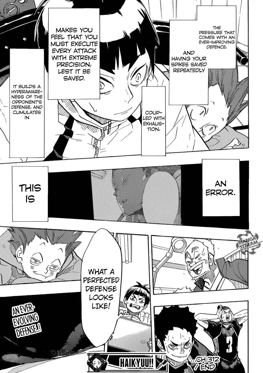 Haikyu!! Chapter 312 page 17