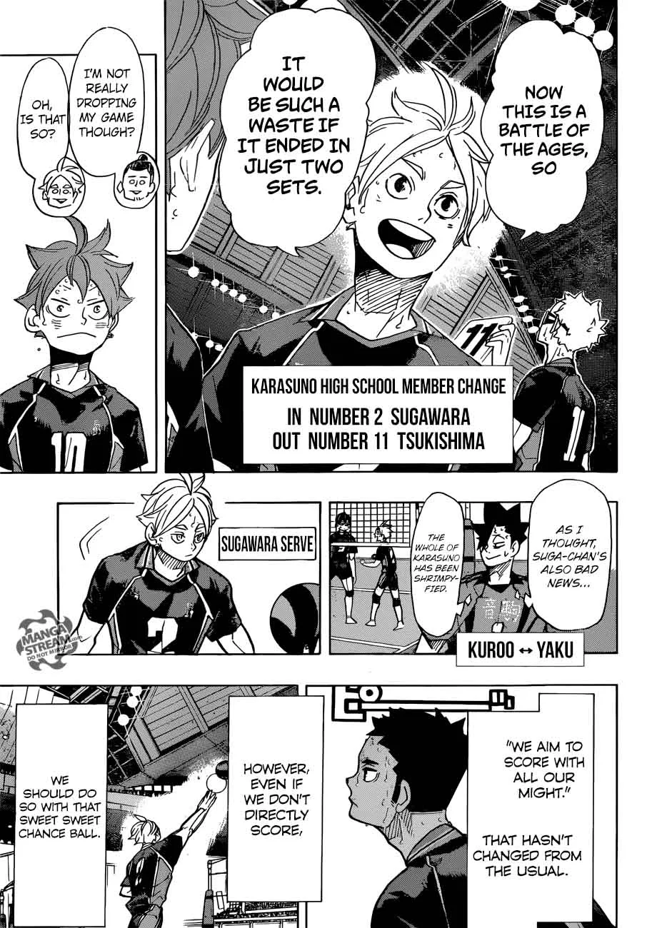 Haikyu!! Chapter 313 page 3