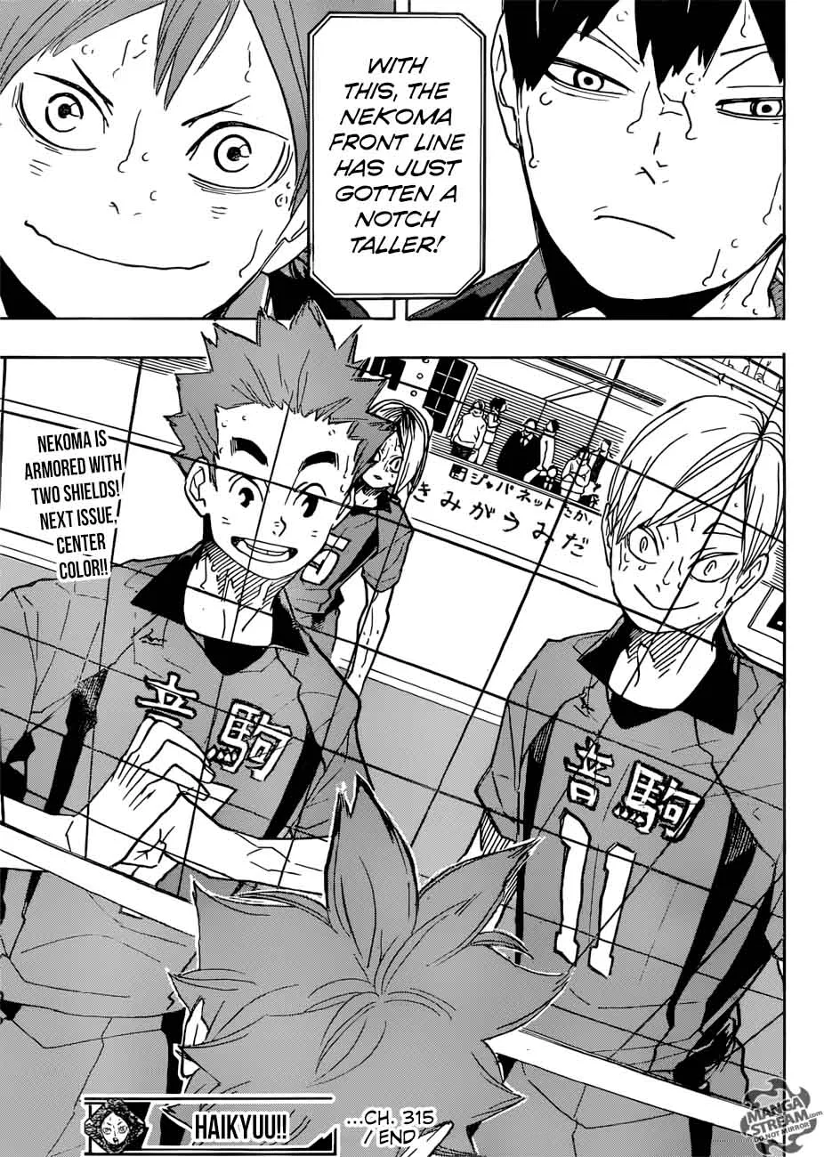 Haikyu!! Chapter 315 page 17