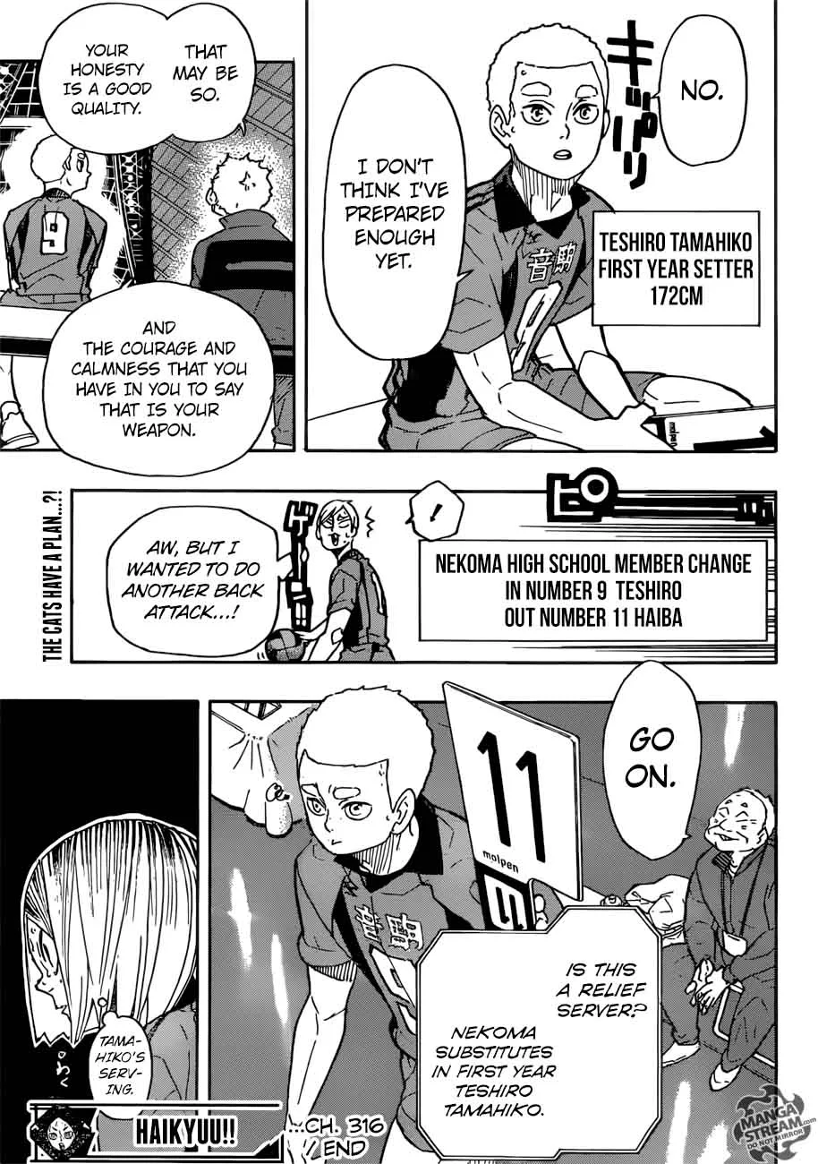 Haikyu!! Chapter 316 page 18