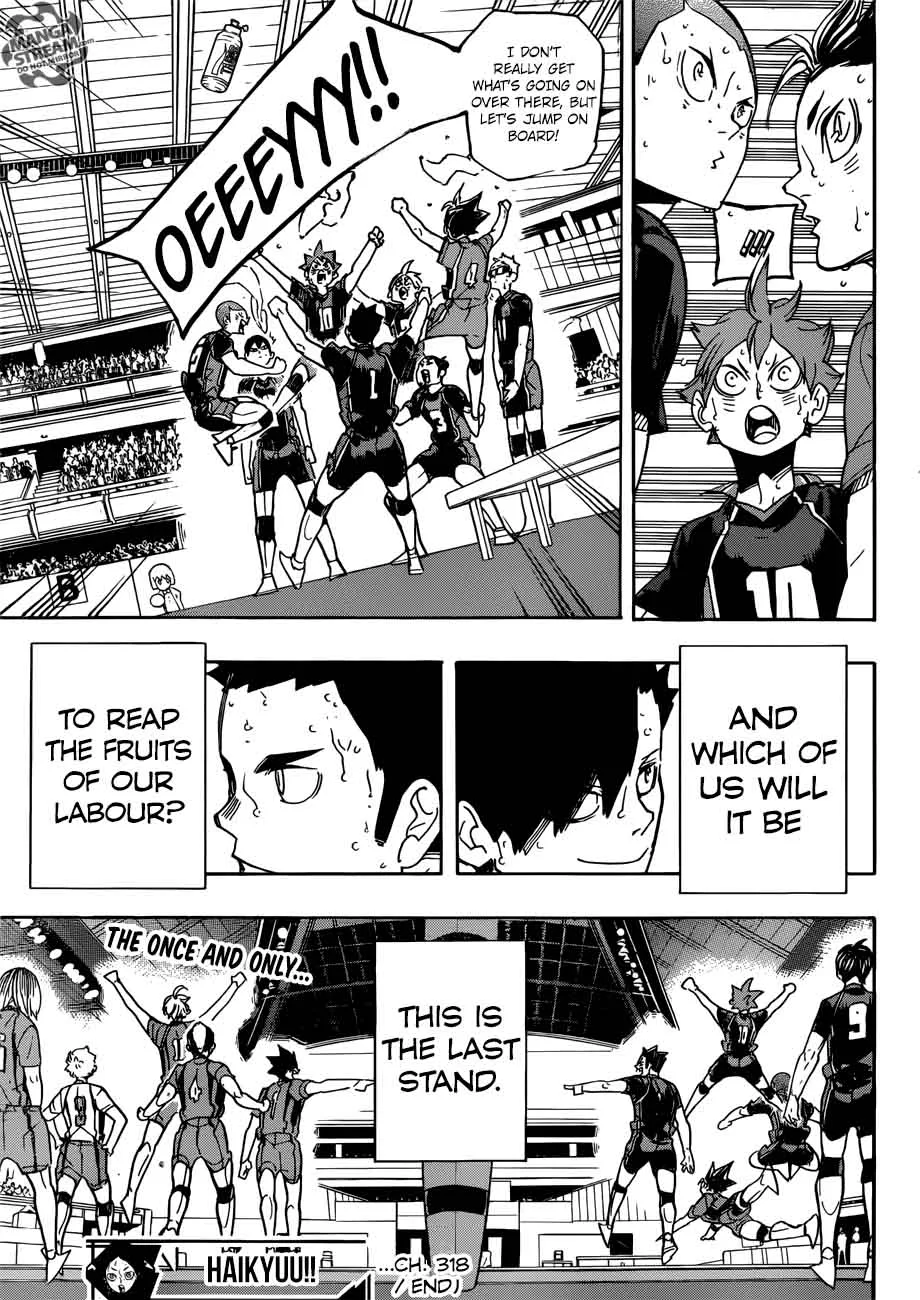 Haikyu!! Chapter 318 page 19