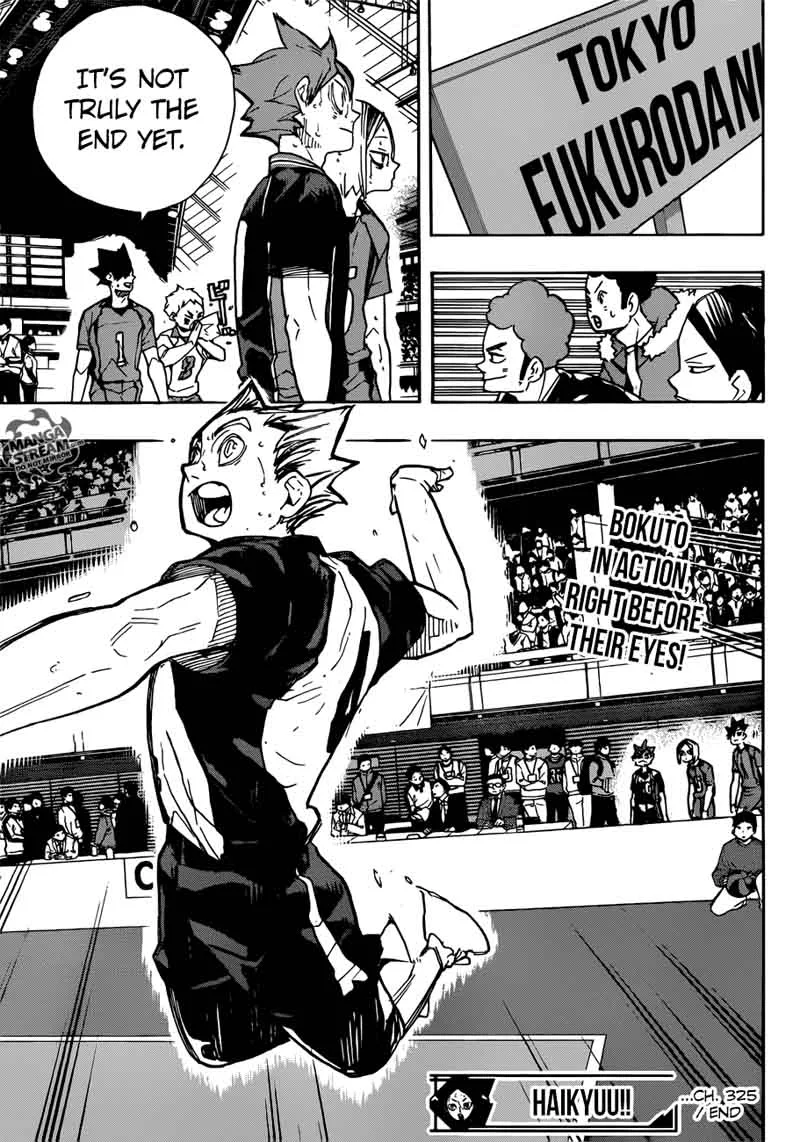 Haikyu!! Chapter 325 page 18