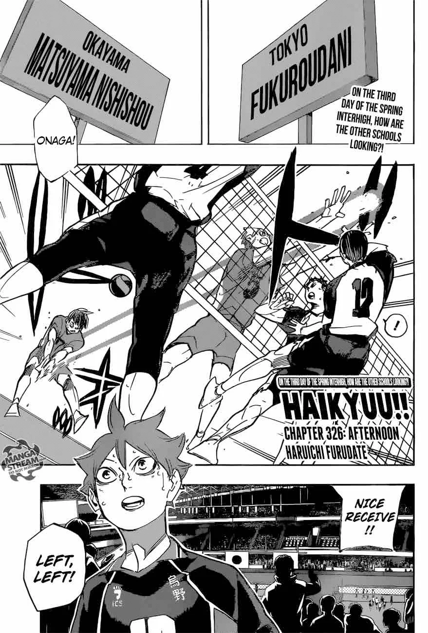 Haikyu!! Chapter 326 page 1