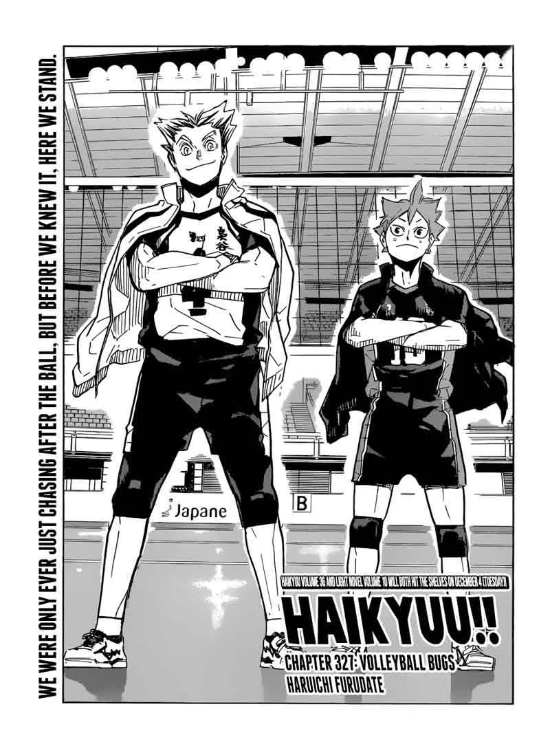 Haikyu!! Chapter 327 page 1