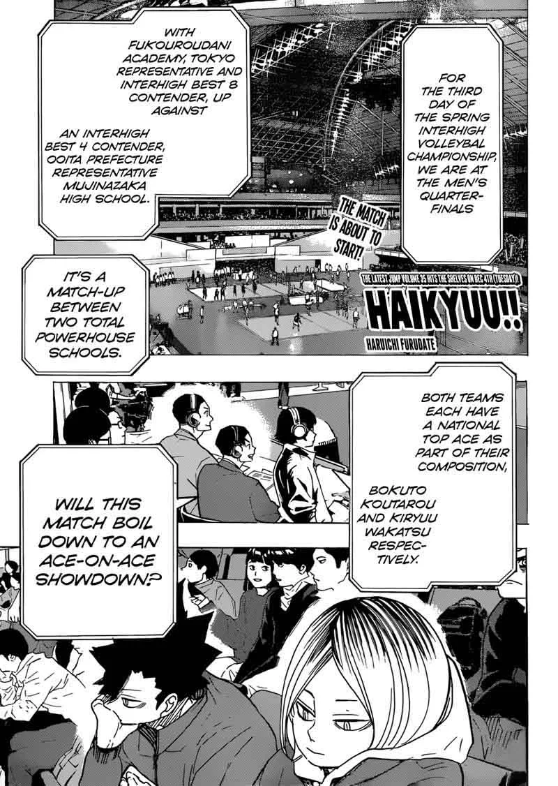 Haikyu!! Chapter 328 page 1