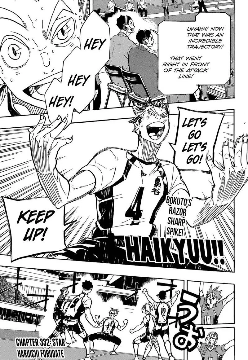 Haikyu!! Chapter 332 page 1