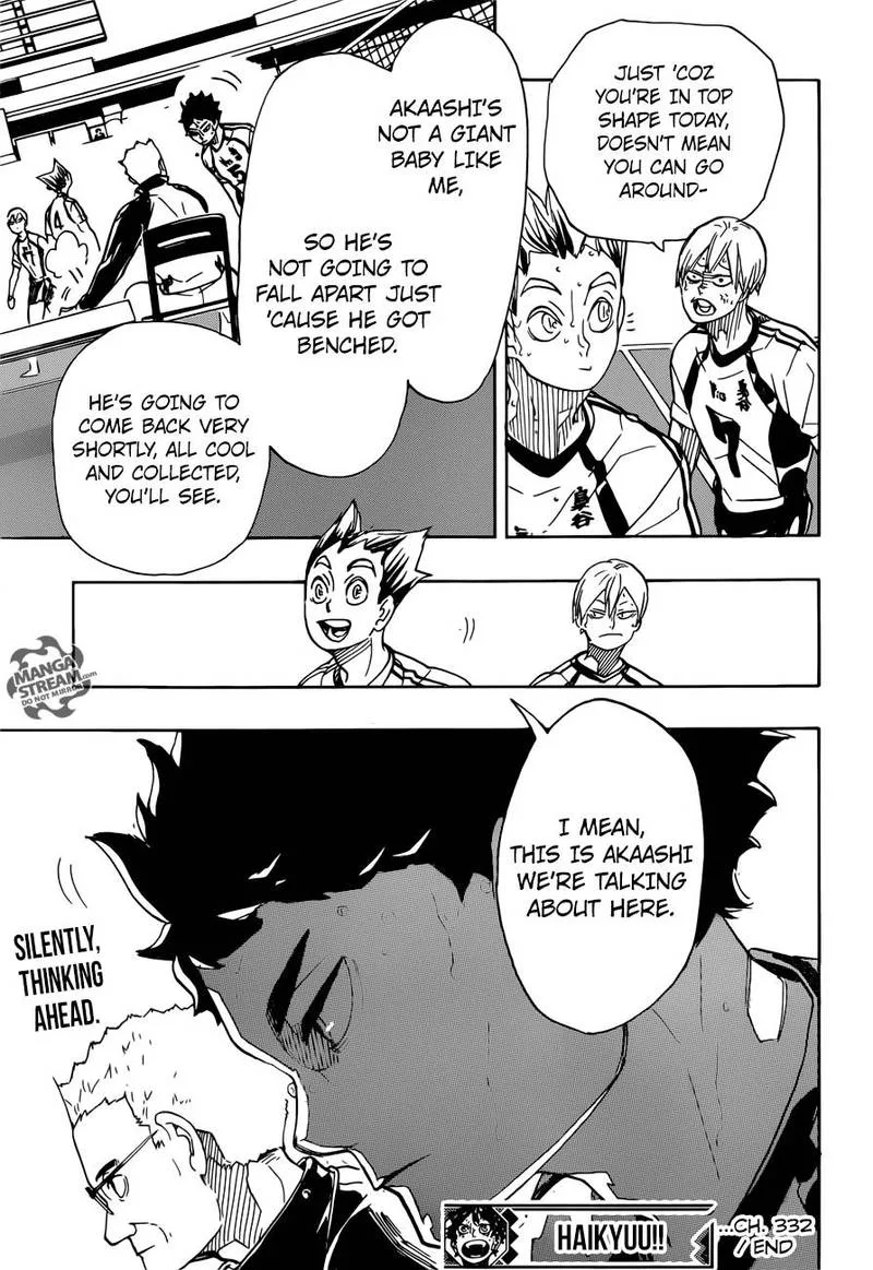 Haikyu!! Chapter 332 page 17