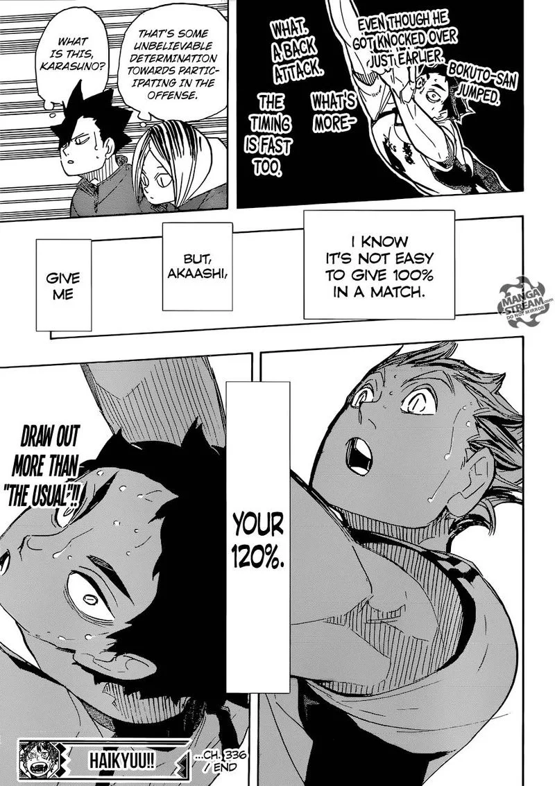 Haikyu!! Chapter 336 page 16