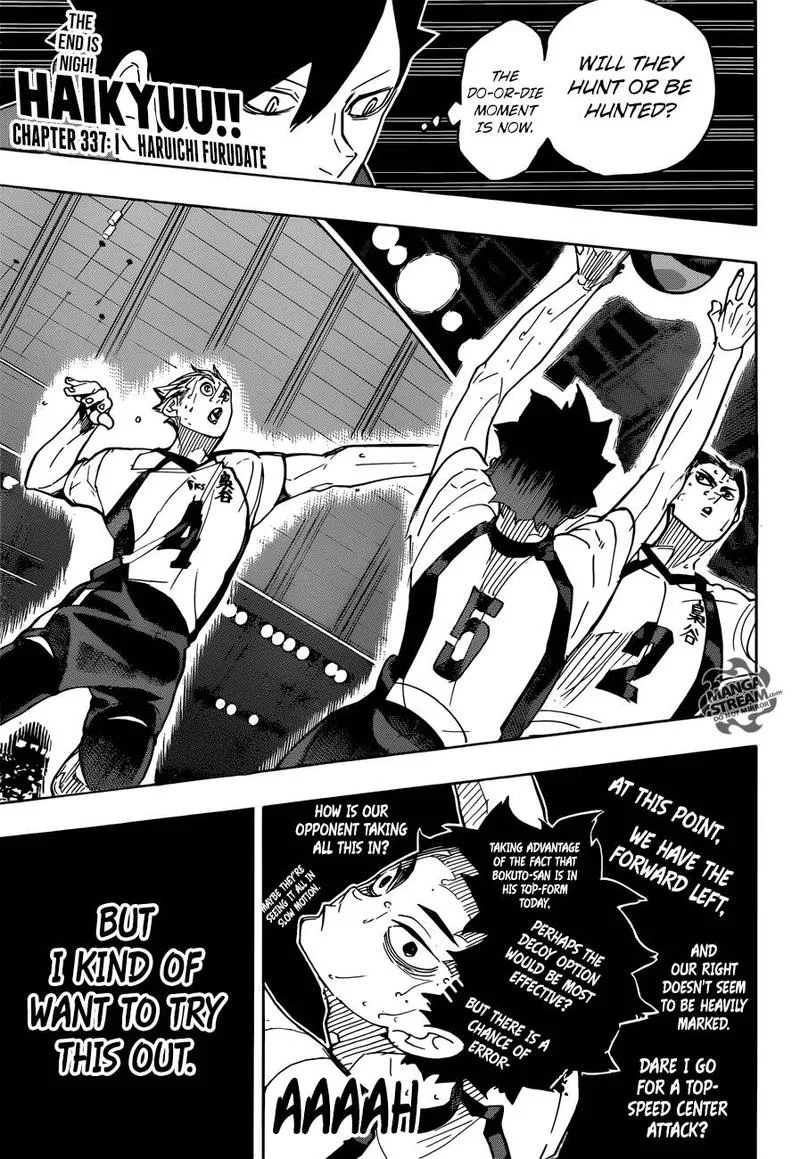 Haikyu!! Chapter 337 page 1