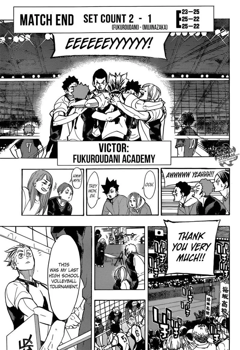 Haikyu!! Chapter 337 page 8