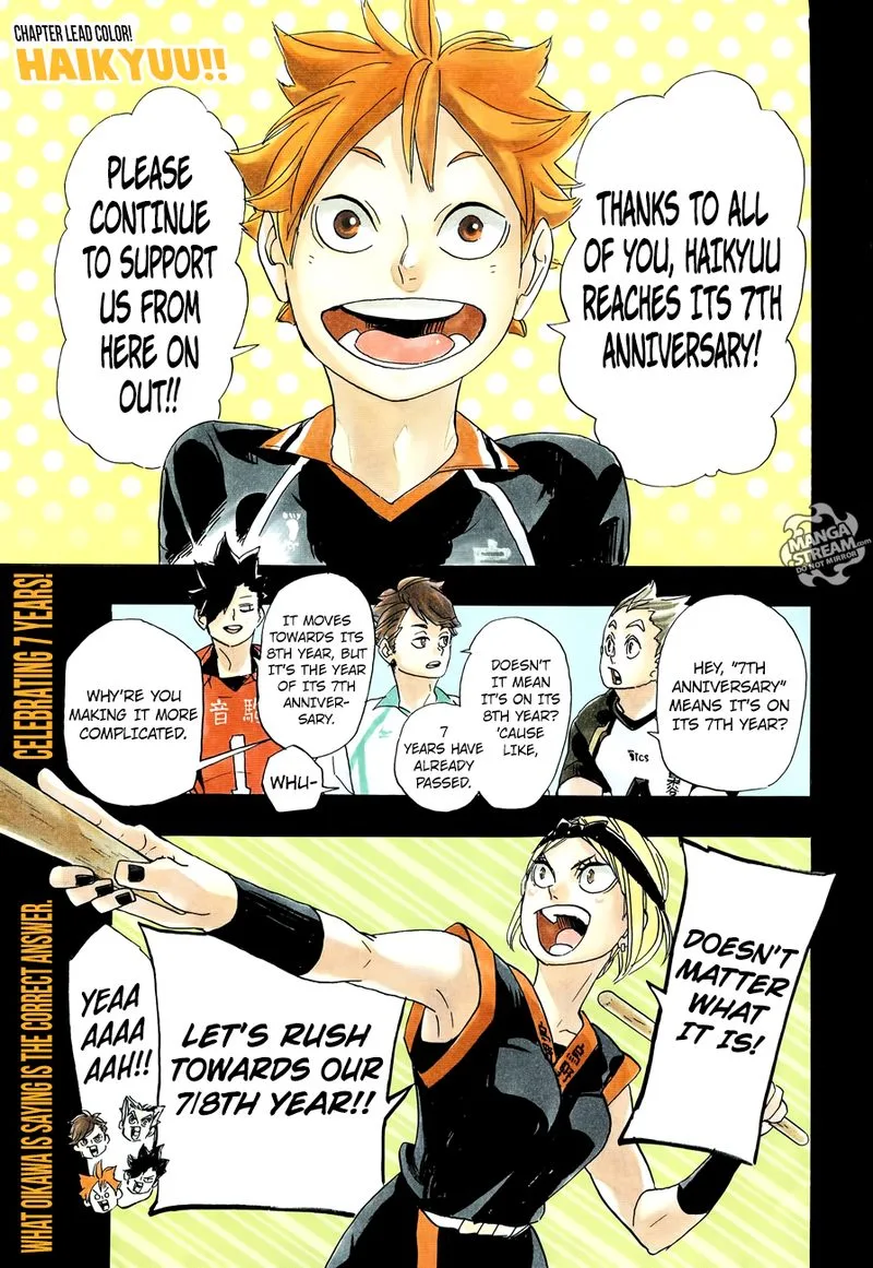 Haikyu!! Chapter 338 page 2