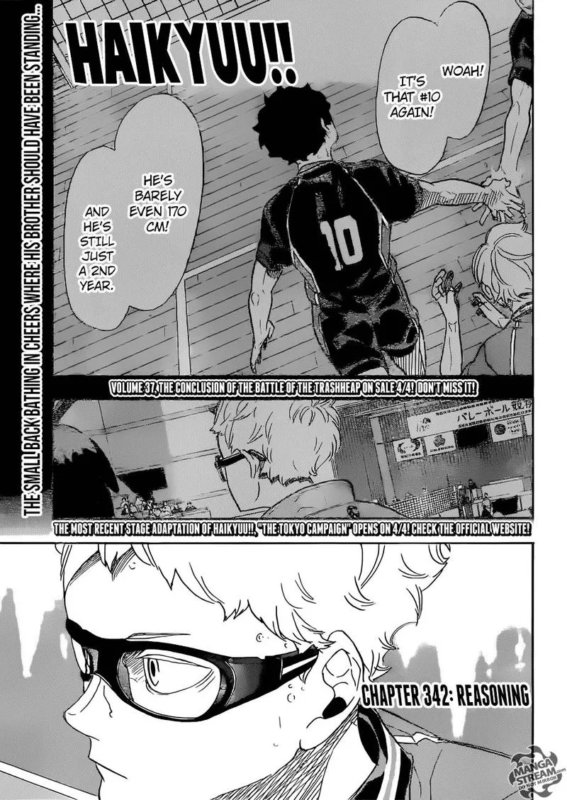 Haikyu!! Chapter 342 page 1