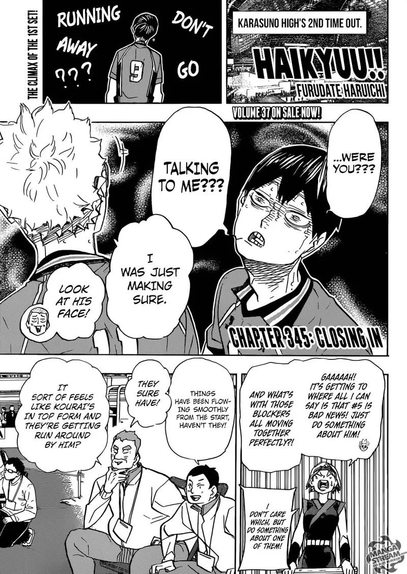 Haikyu!! Chapter 345 page 1