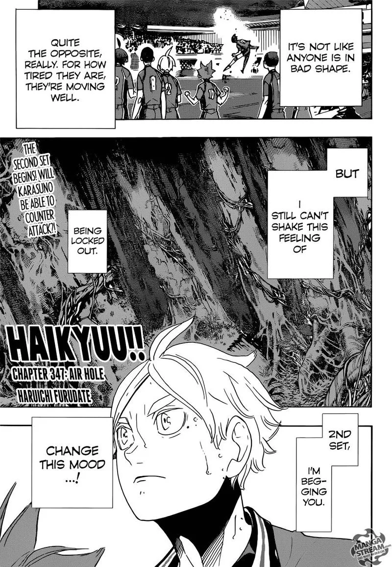 Haikyu!! Chapter 347 page 1