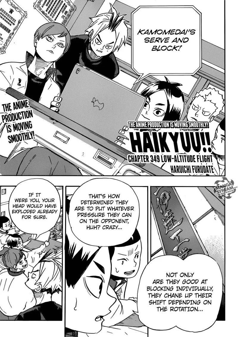 Haikyu!! Chapter 349 page 1
